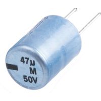 ビシェイ Vishay コンデンサ 47μF， ，50V dc， MAL201331479E3 1ロット(5個)（直送品）