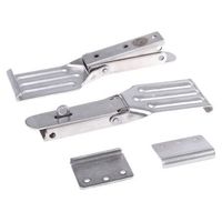 Savigny ラッチ 40093 IB ステンレススチール，190 x 5.5 19.5mm 1ロット(2個)（直送品）