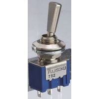 日本電産コパル電子 トグルスイッチ， SPDT， パネルマウント， On-On， 8C1011-Z（直送品）