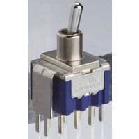 ニデックコンポーネンツ 日本電産コパル電子 トグルスイッチ， DPDT， PCB， OnーOn， 8GA2012ーZ 1個（直送品）