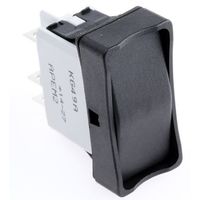 APEM ロッカースイッチ 双極双投(DPDT) イルミネーション:なし カットアウト幅:36.8mm KG492A2XXA21XX 1個（直送品）