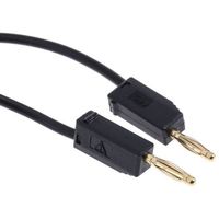 マルチコンタクト 2 mmコネクタテストリード 30 V ac， 60V dc， 黒， 300mm 28.0039-030-21 1個（直送品）