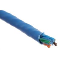 Belden Cat6ケーブル， 100m， 青 未処理終端 / 未処理終端， U/UTP 7812ENH.01B100 1リール（直送品）