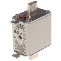 SIBA ヒューズリンク， 160A， 500V ac 20-001-13/160E1 1ロット(3個)（直送品）