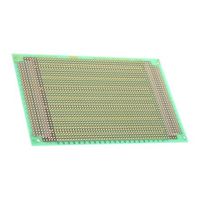 ユニバーサル基板 穴ピッチ:2.54 x 2.54mm， 穴経1mm Double Sided 222ー2991 1個（直送品）