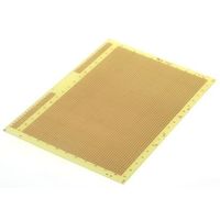 ユニバーサル基板 穴ピッチ:2.54 x 2.54mm， 穴経1.02mm Single Sided 03ー0111 1個（直送品）