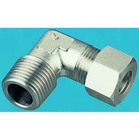 パーカー・ハネフィン S/steel stud elbow，1/8inBSPT Mx8mm OD 1809 08 10 1個（直送品）
