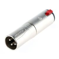 Neutrik (ノイトリック) AVアダプタ 1 / 4インチ ステレオ XLR NA3MJ 1個（直送品）