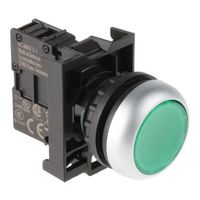 Eaton Eaton， M22 モーメンタリ， 緑 78639208 M22-DL-G+M22-A+M22-LED-G 1個（直送品）