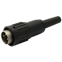 アンフェノールジャパン Amphenol Industrial DINプラグ 8極 オス ケーブルマウント T3524501 1個（直送品）