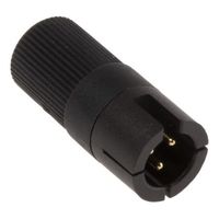 Binder 丸型コネクタ， 3極， サブミニチュア， ケーブルマウント