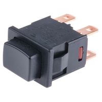 Marquardt 押しボタンスイッチ， ラッチ， パネルマウント， 双極双投(DPDT)， 1684.1101 1個（直送品）