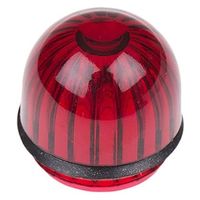 ダイアライトジャパン インジケータ レンズ Dialight 赤 ドーム型 15.86mm 052-3191-003 1個（直送品）
