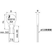 SEMITEC サーミスタ NTC 5Ω