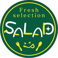 ササガワ 食品表示ラベル シール SALAD 41-10665 1冊（500枚入）（取寄品）