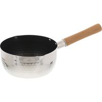 ベストコ IH 雪平鍋 片手鍋 ふっ素樹脂加工 ステンレス 18cm ND-142 イデアール 4975970255056 1個（直送品）