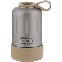 パール金属 ステンレス ペットボトル ホルダー 345ml 500ml ステンレス NQ-0001 345～500ml用HOLD MUG（直送品）