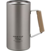 ベストコ 缶ホルダー タンブラー 保冷 ジョッキ ビール 740ml ステンレス NQ-0009 HOLD CUP パール金属（直送品）