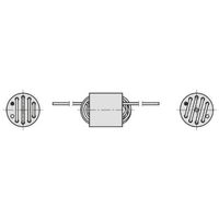 FairーRite フェライトビーズ， 10 (Dia.) x 10mm 2944777741 1ロット(5個)（直送品）