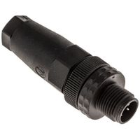 Hirschmann 丸型コネクタ， 4極， M12， ケーブルマウント， 933727100 ELST 4012 K PG7 1個（直送品）