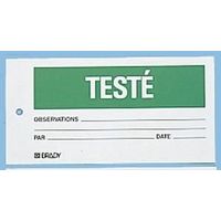 日本ブレイディ Brady ラベル 10枚入り 緑 白 400680 1ロット(10個)（直送品）