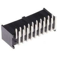 モレックス Molex 基板接続用ピンヘッダ 20極 2.54mm 2列 90130ー3220 1ロット(5個)（直送品）