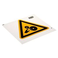 日本ブレイディ Brady 危険警告ラベル PET 黒/黄 ラベル 250300 1個（直送品）