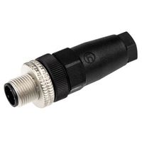 Hirschmann 丸型コネクタ， 5極， M12， ケーブルマウント， 933163100 ELST 5012 PG7 1個（直送品）