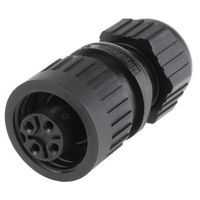 ヒルシュマン Hirschmann 丸型コネクタ， 3 + PE極， ケーブルマウント， 934125100 CA LD 1個（直送品）