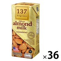 137degrees 137ディグリーズ アーモンドミルク（甘味不使用）180ml 1箱（36本入）