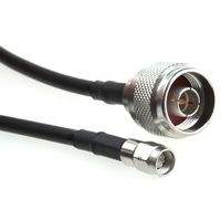 Radiall 同軸ケーブル， Male N SMA， 500mm， R284C0351045 1個（直送品）