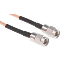 Radiall 同軸ケーブル， Male SMA SMA， 500mm， R284C0351053 1個（直送品）