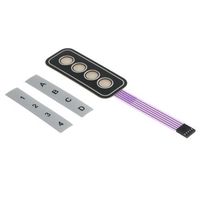 APEM メンブレンキーパッド 4 x 1 AC3559 1個（直送品）