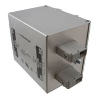 Schaffner RFIフィルタ 単相 8A DINレール 3.4 mA Single Stage 2.6W FN2412H-8-44（直送品）