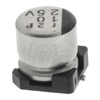 ニチコン コンデンサ 10μF， ，25V dc， UWT1E100MCL1GB 1ロット(25個)（直送品）