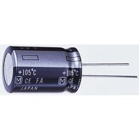 パナソニック Panasonic コンデンサ 330μF， ，6.3V dc， EEUFM0J331 1ロット(5個)（直送品）