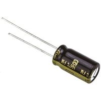 パナソニック Panasonic コンデンサ 220μF， ，35V dc， EEUFM1V221L 1ロット(5個)（直送品）