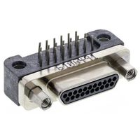 Glenair Dーsubコネクタ， 21極， オス， スルーホール， GMR7590ー21Pー1BSN 1個（直送品）