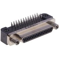 Glenair Dーsubコネクタ， 37極， オス， スルーホール， GMR7590ー37Pー1BSN 1個（直送品）