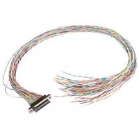 Glenair AVケーブル CN1:51極、オス、マイクロDサブ， CN2:フリーエンド， MWDM2Lー51Pー6E5ー18B 1個（直送品）