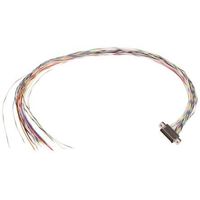 Glenair AVケーブル CN1:25極、メス、マイクロDサブ， CN2:フリーエンド， MWDM2Lー25Sー6E5ー18B 1個（直送品）