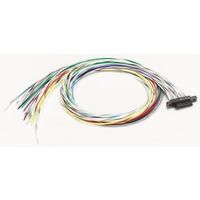 Glenair AVケーブル CN1:9極、メス、マイクロDサブ， CN2:フリーエンド， MWDL9Sー6E5ー18B 1個（直送品）