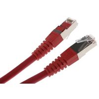 SECOMP Roline Cat6ケーブル， 15m， 赤 オス RJ45 / です， S/FTP 21.15.1391-30 1個（直送品）