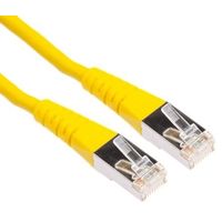 SECOMP Roline Cat6ケーブル， 15m， 黄 オス RJ45 / です， S/FTP 21.15.1392-30 1個（直送品）