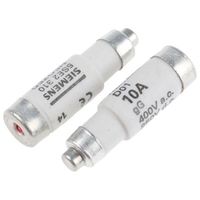 シーメンス ボトルヒューズ Neozed Siemens， 定格電流 10A D01， 400V ac 5SE2310 1ロット(10個)（直送品）