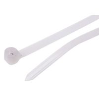 Thomas & Betts 結束バンド， 185.67mm x 4.83 mm， 白， ナイロン 66， 7TCG009200R0021（直送品）