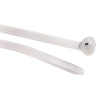 Thomas & Betts 結束バンド， 281.94mm x 3.56 mm， ナチュラル， ナイロン 66， 7TCG009450R0（直送品）