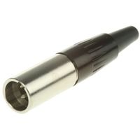 Switchcraft XLRコネクタ オス 3極 ストレート ケーブルマウント TA3MX 銀めっき 1個（直送品）