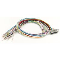 Glenair AVケーブル CN1:100極、オス、マイクロDサブ， CN2:フリーエンド， MWDM2Lー100Pー6E7ー18B 1個（直送品）