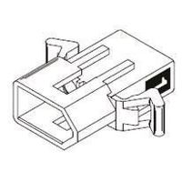モレックス Molex プラグハウジング 2極 6.3mm 1列 03ー09ー2021 1ロット(10個)（直送品）